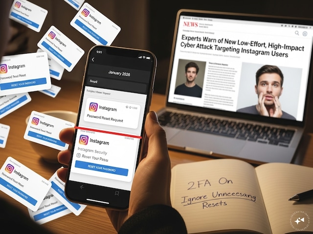 New cyber threat in Instagram password reset emails, users should be alert
